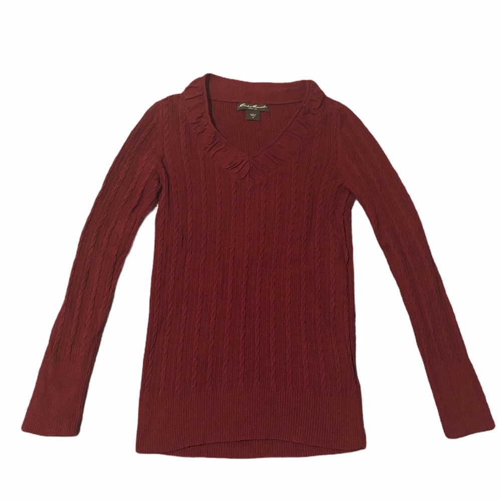 Maroon Eddie Bauer Sweater